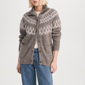 Alex Mill Fair Isle Cardigan Sweater